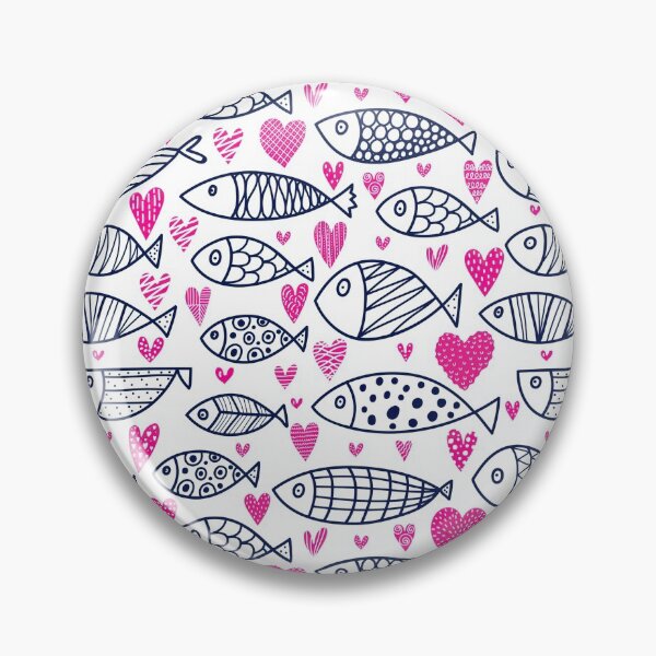 Item preview, Cute Fish And Hearts  designed and sold by HauckClothing.