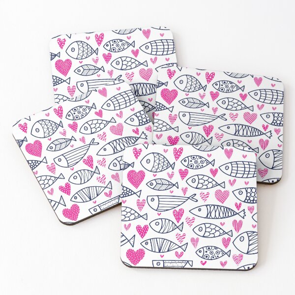 Item preview, Cute Fish And Hearts  designed and sold by HauckClothing.