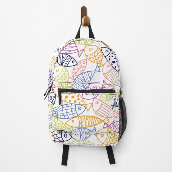 Item preview, Multicolor Simple Fishes designed and sold by HauckClothing.