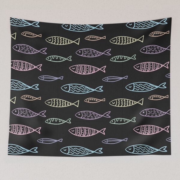 Item preview, Simple Fishes Seamless designed and sold by HauckClothing.