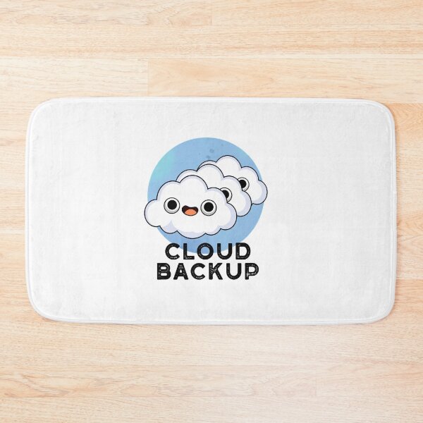 Item preview, Cloud Backup Funny Computer Weather Puns  designed and sold by punnybone.