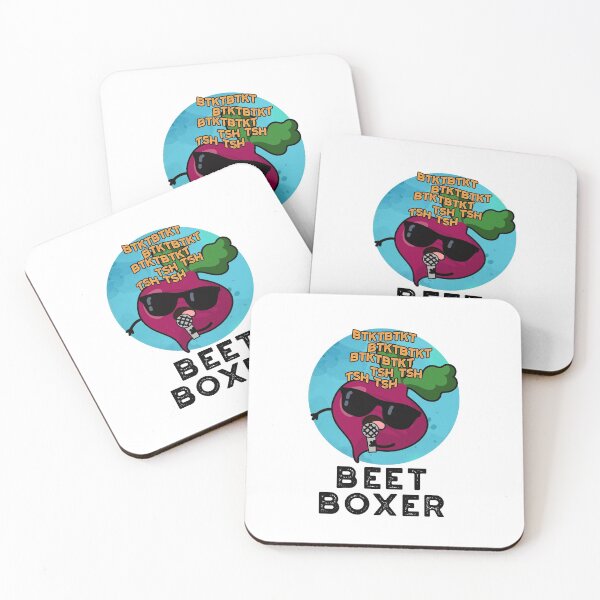 Item preview, Beet Boxer Beatbox Funny Veggie Puns  designed and sold by punnybone.