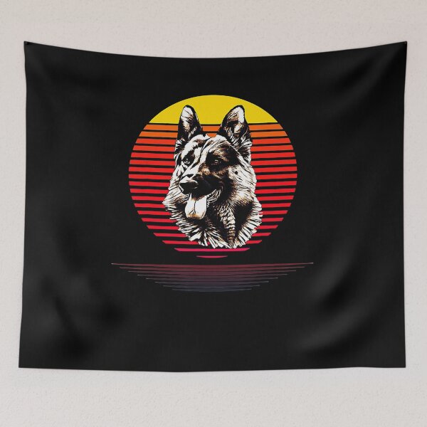 Item preview, Cute Transitus Ben Mathot Jeroen Goossens German Shepherd Hand Draw Dog rap designed and sold by OcampoCelebrate.