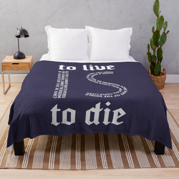 Item preview, To Live is To Die White Word Art designed and sold by OldisGoldMp3.