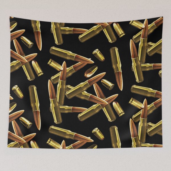Item preview, Falling Bullets Gold Pattern designed and sold by Mad-Boy.