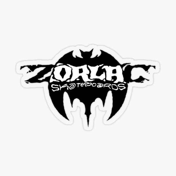 vtg 1980s-2000s Zorlac skateboard sticker - SUAS Pushead