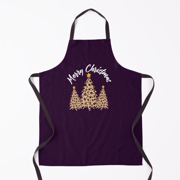Item preview, Leopard Pattern Design Christmas Tree Stylish Xmas Design designed and sold by niftee.