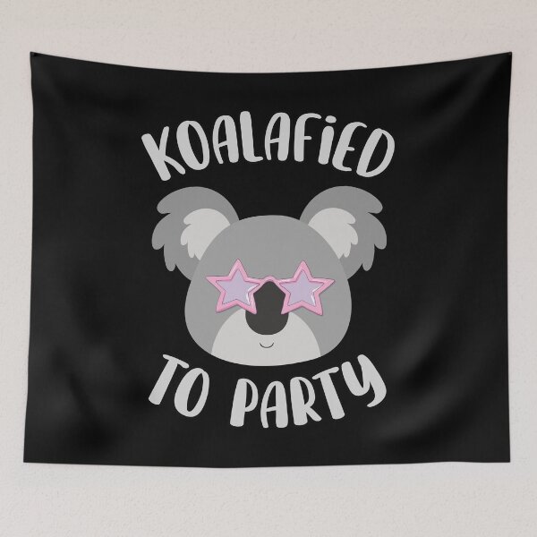 Item preview, Koalafied to Party Cute Funny Koala Bear Sunglasses Pun designed and sold by MintedFresh.