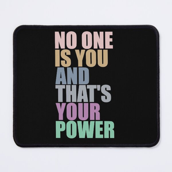 Item preview, Cute Transitus Ben Mathot Jeroen Goossens No One Is You And Thats Your Power Funny designed and sold by OcampoCelebrate.