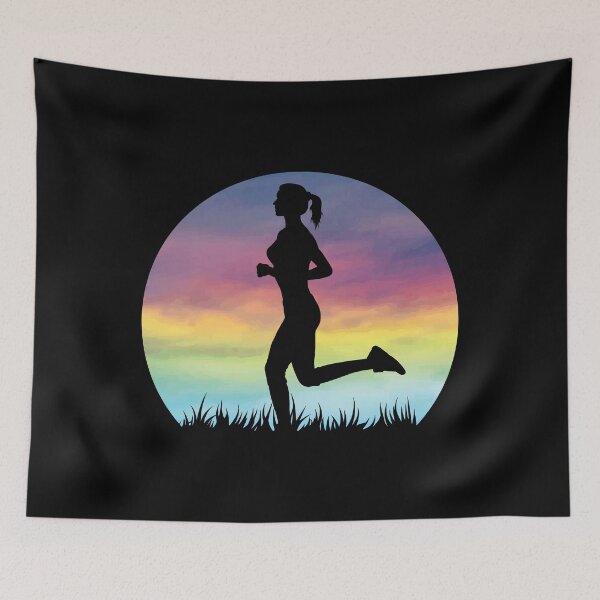Item preview, Womens Running Retro Sunset Cross Country Marathon Jogger designed and sold by MintedFresh.