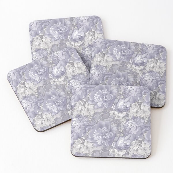 Item preview, Peonies in Dusty Purple designed and sold by Diane Warren.