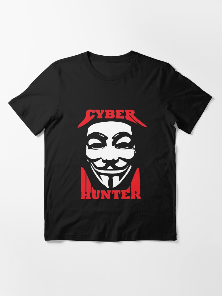 "cyber security white hat hacker and web hunter design" Tshirt for