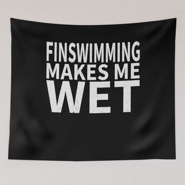 Item preview, Fin swimming Makes Me wet |Boat Racing Sports water designed and sold by YAHIA-14.