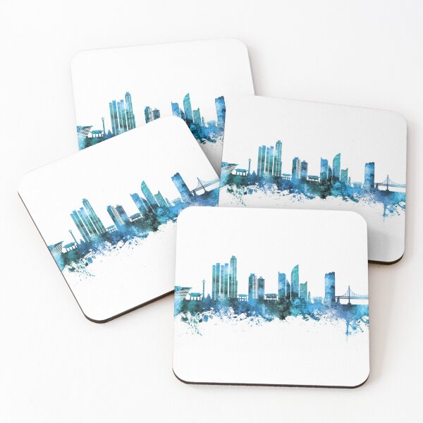 Item preview, Busan Skyline South Korea designed and sold by ArtPrints.