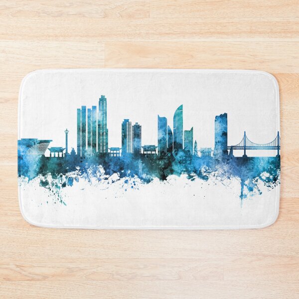 Item preview, Busan Skyline South Korea designed and sold by ArtPrints.