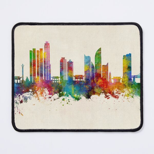 Item preview, Busan Skyline South Korea designed and sold by ArtPrints.