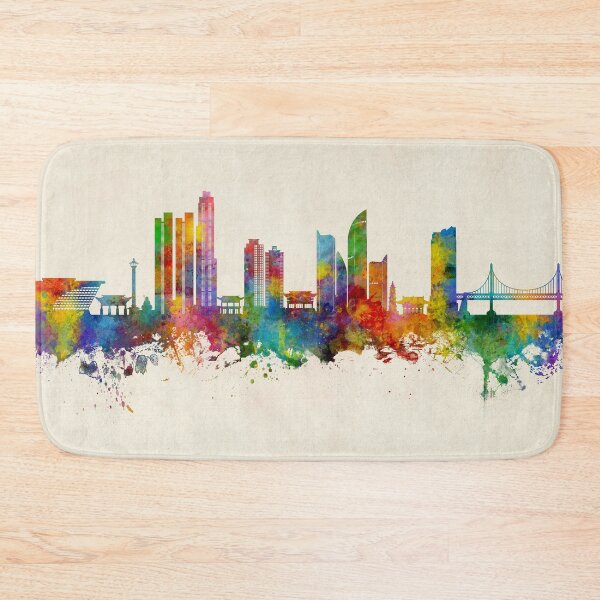Item preview, Busan Skyline South Korea designed and sold by ArtPrints.