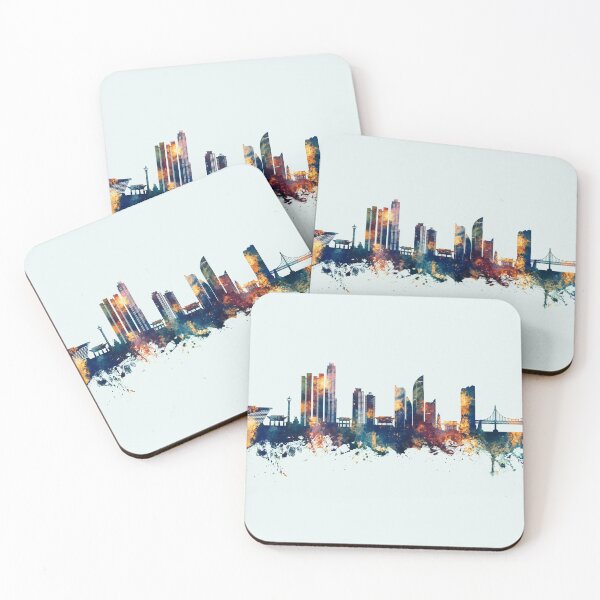 Item preview, Busan Skyline South Korea designed and sold by ArtPrints.