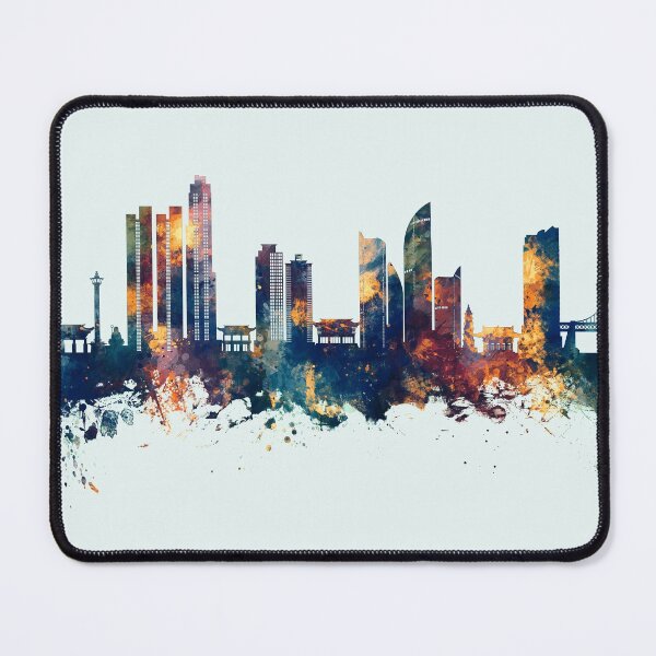 Item preview, Busan Skyline South Korea designed and sold by ArtPrints.