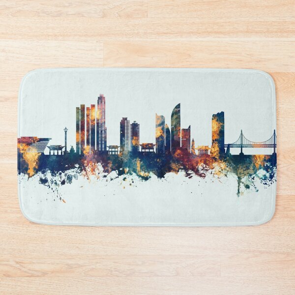 Item preview, Busan Skyline South Korea designed and sold by ArtPrints.