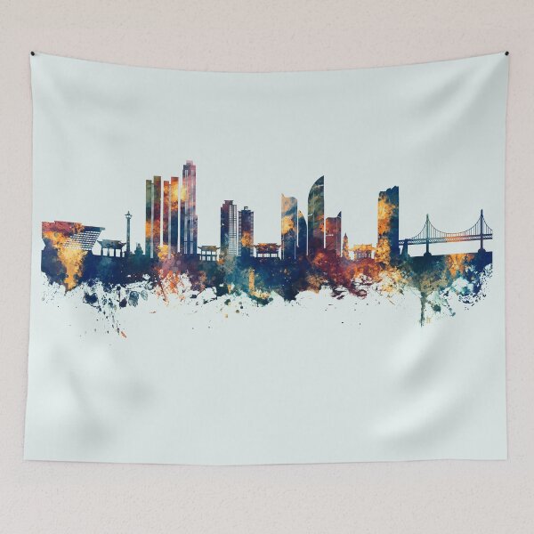 Item preview, Busan Skyline South Korea designed and sold by ArtPrints.