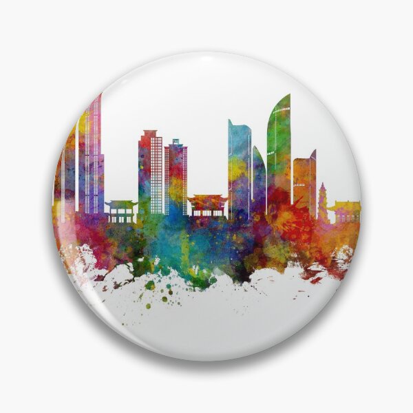 Item preview, Busan Skyline South Korea designed and sold by ArtPrints.
