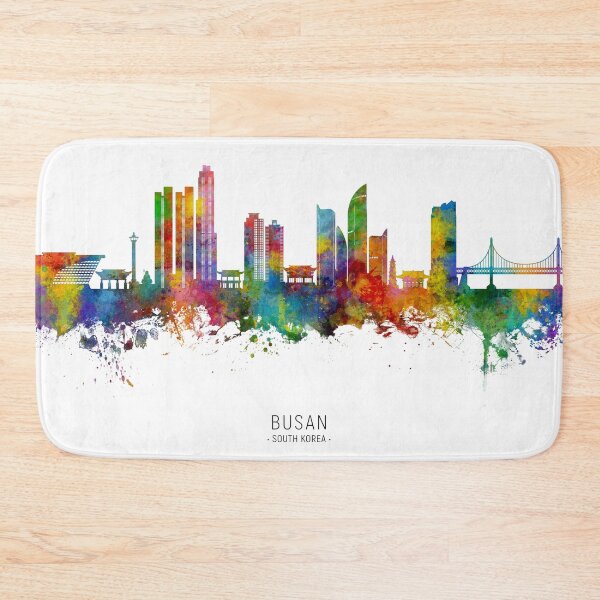 Item preview, Busan Skyline South Korea designed and sold by ArtPrints.