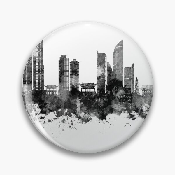 Item preview, Busan Skyline South Korea designed and sold by ArtPrints.