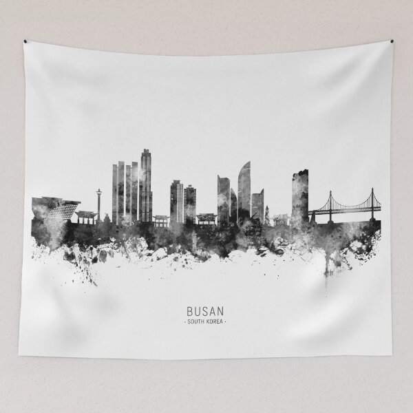 Item preview, Busan Skyline South Korea designed and sold by ArtPrints.
