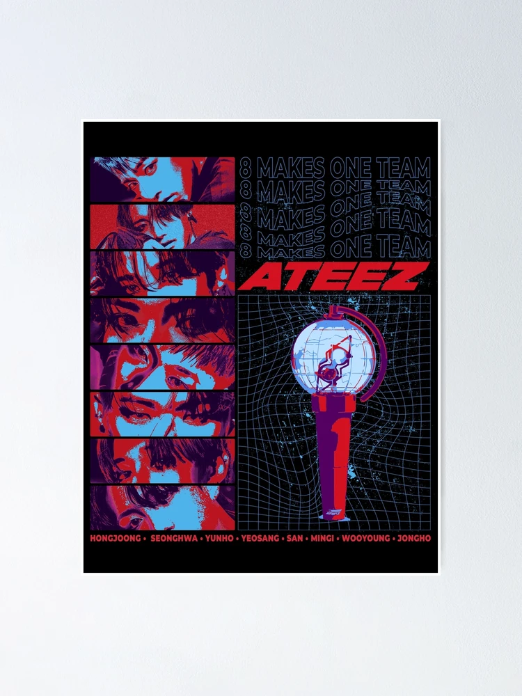  8 Pcs ATEEZ posters: Posters & Prints