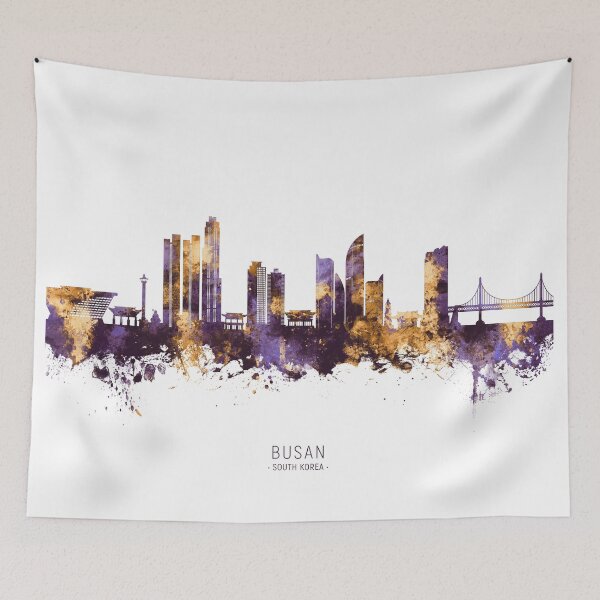 Item preview, Busan Skyline South Korea designed and sold by ArtPrints.