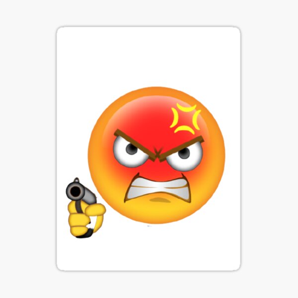 "Pattern / Angry Emoji Face / Angry emoji Sticker / Angry Emoji Classic
