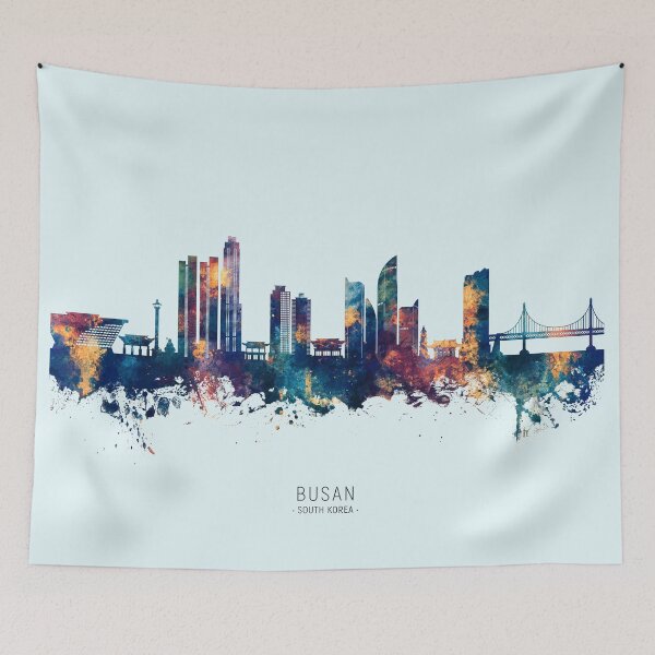 Item preview, Busan Skyline South Korea designed and sold by ArtPrints.
