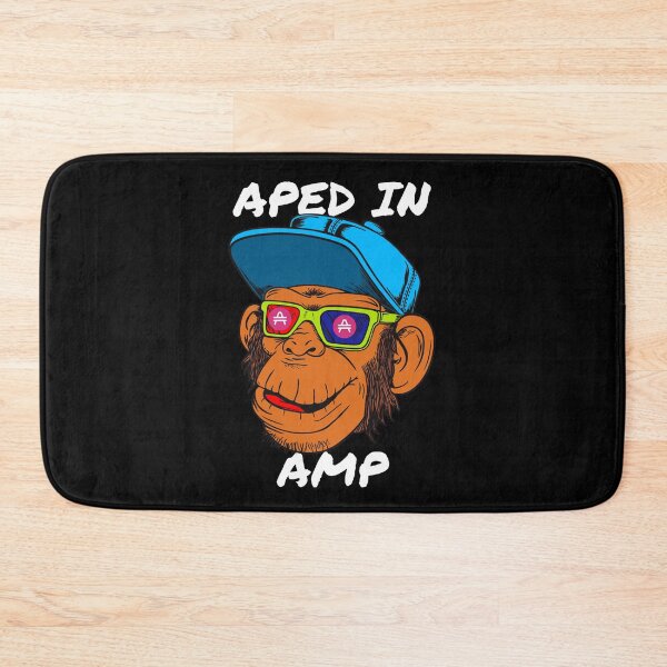 Item preview, Aped Into AMP Monkey Ape Crypto Cryptocurrency designed and sold by Bitcoin-Fashion.