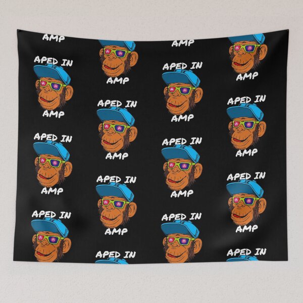 Item preview, Aped Into AMP Monkey Ape Crypto Cryptocurrency designed and sold by Bitcoin-Fashion.