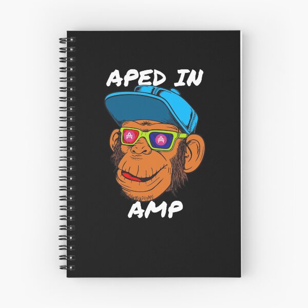 Item preview, Aped Into AMP Monkey Ape Crypto Cryptocurrency designed and sold by Bitcoin-Fashion.