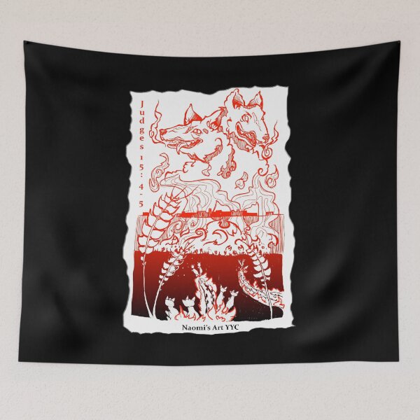 Item preview, Judges 15: 4-5 designed and sold by NaomiArtYYC.