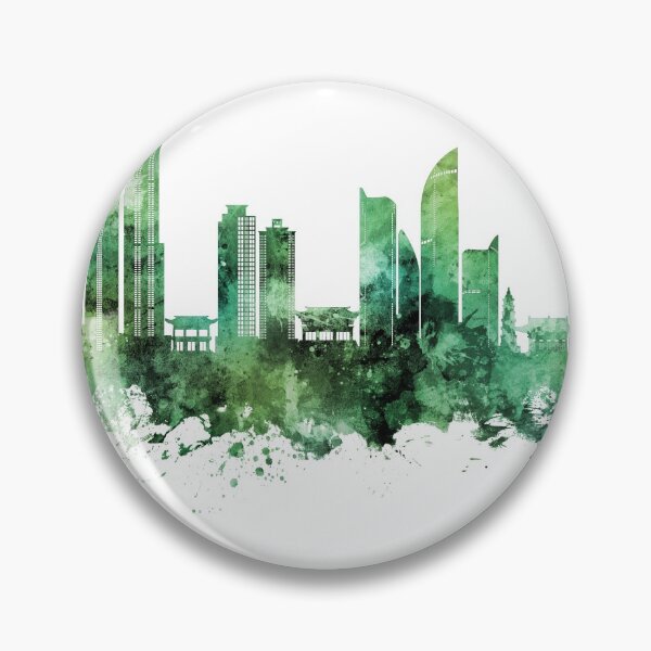 Item preview, Busan Skyline South Korea designed and sold by ArtPrints.