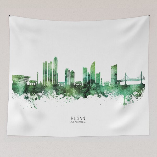 Item preview, Busan Skyline South Korea designed and sold by ArtPrints.