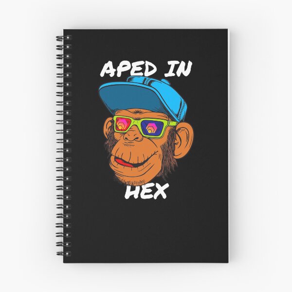 Item preview, Aped Into Ethereum HEX Monkey Ape Crypto Cryptocurrency designed and sold by Bitcoin-Fashion.