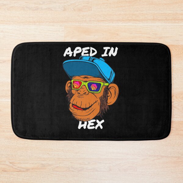 Item preview, Aped Into Ethereum HEX Monkey Ape Crypto Cryptocurrency designed and sold by Bitcoin-Fashion.