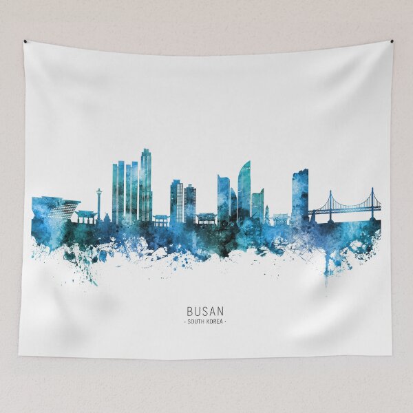 Item preview, Busan Skyline South Korea designed and sold by ArtPrints.