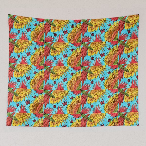 Item preview, Abstract Floral and Butterflies designed and sold by Michelle Mead.