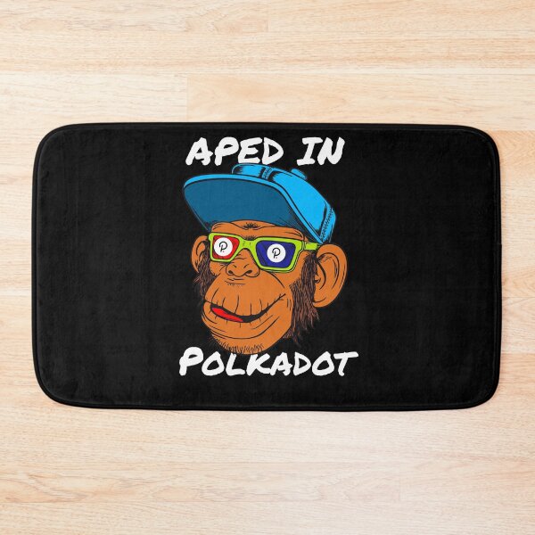 Item preview, Aped Into Polkadot DOT Monkey Ape Crypto Cryptocurrency designed and sold by Bitcoin-Fashion.