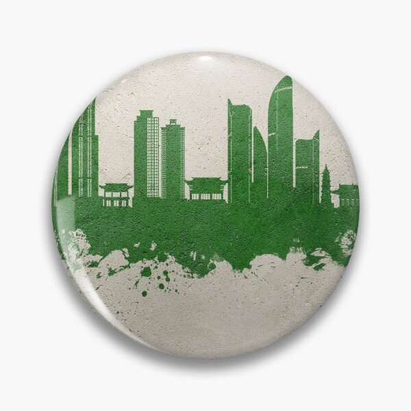 Item preview, Busan Skyline South Korea designed and sold by ArtPrints.
