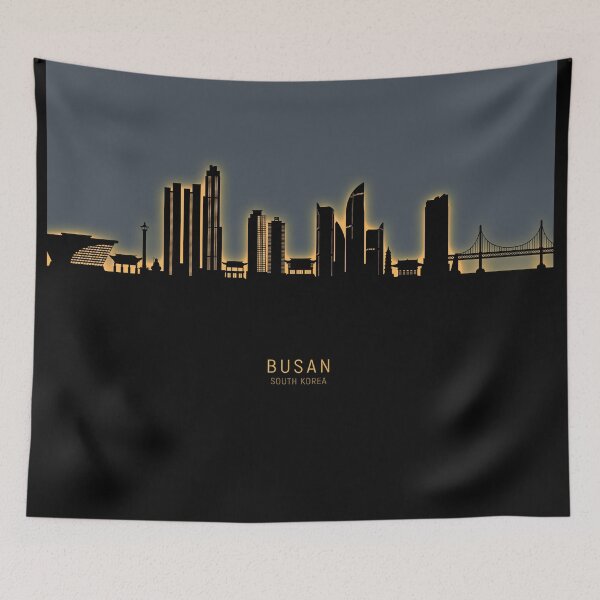 Item preview, Busan Skyline South Korea designed and sold by ArtPrints.