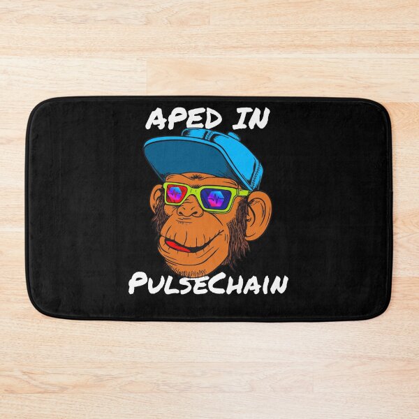 Item preview, Aped Into PulseChain Monkey Ape Crypto Cryptocurrency designed and sold by Bitcoin-Fashion.