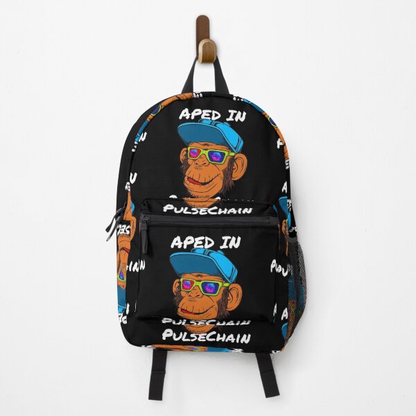 Item preview, Aped Into PulseChain Monkey Ape Crypto Cryptocurrency designed and sold by Bitcoin-Fashion.