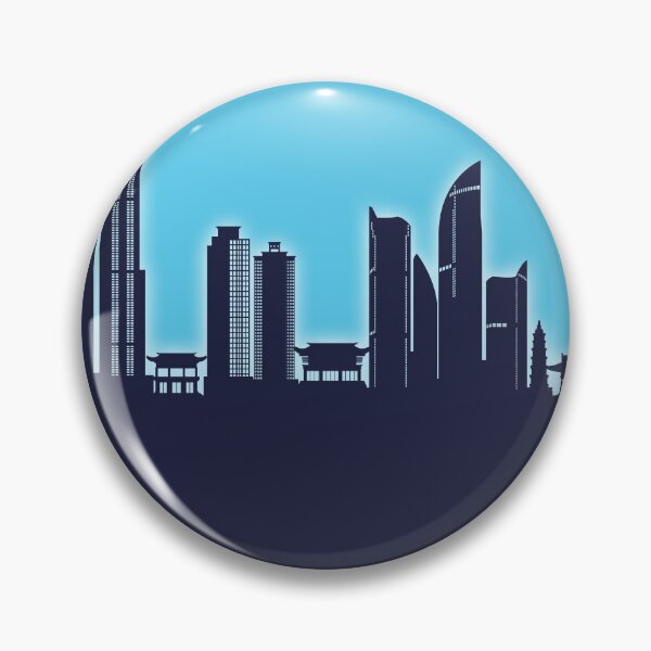 Item preview, Busan Skyline South Korea designed and sold by ArtPrints.