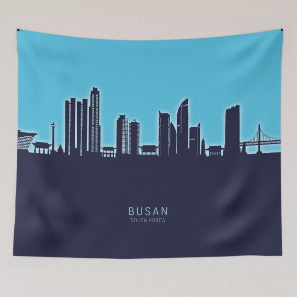 Item preview, Busan Skyline South Korea designed and sold by ArtPrints.